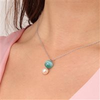 Collana Morellato Donna GEMMA PERLA in Argento Occhi di gatto SATC03 - SATC03
